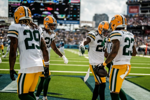 Os números da vitoria do Packers contra o Titans na semana 3.